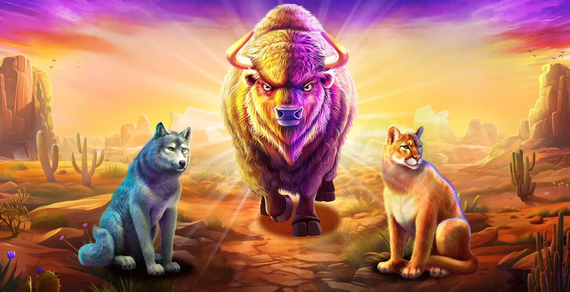 Buffalo King Megaways slot base game